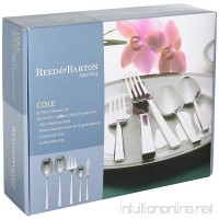 Reed & Barton Cole 65-piece 18/10 Stainless Steel Flatware Set  Service for 12 - B01HMOZFX8